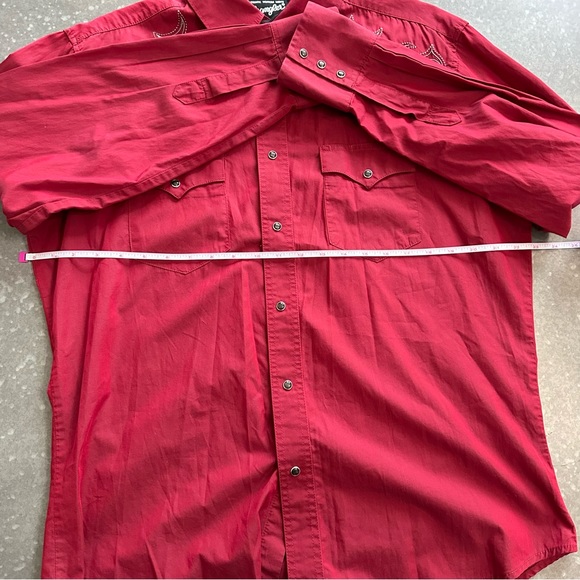 Wrangler Mens Premium Long Sleeve Snap Shirt - Picture 10 of 11